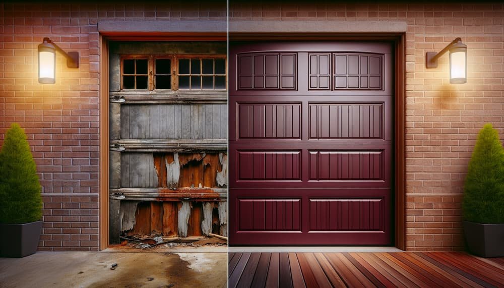 Garage door work in Boston