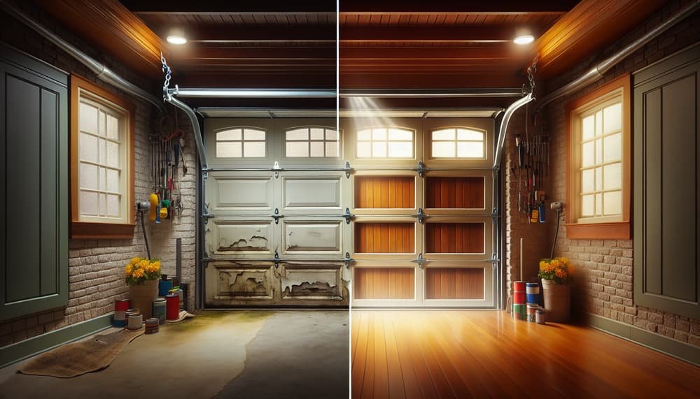 Garage door work in Boynton Yards