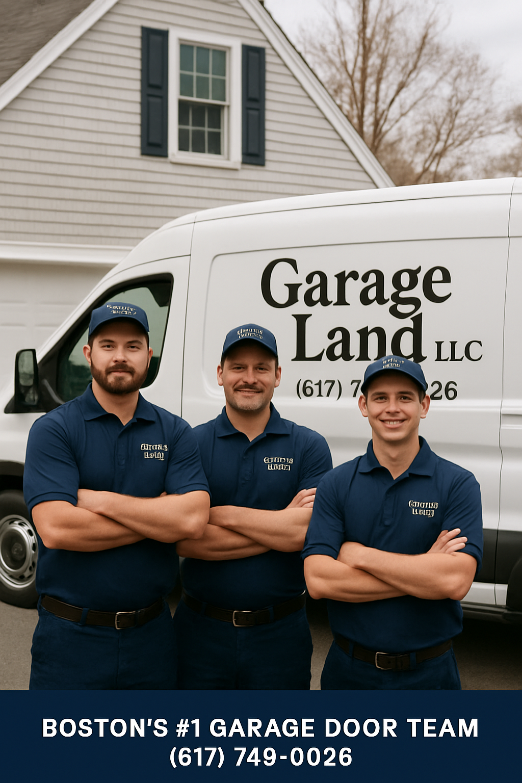 Professional garage door team in Boston