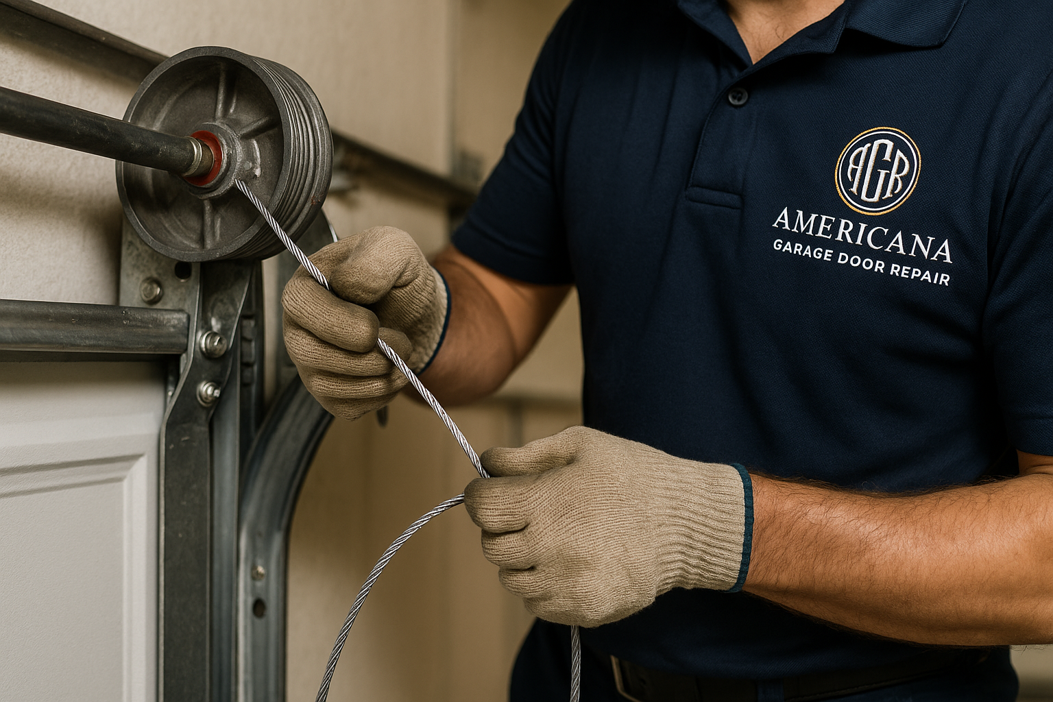Garage Door Cable Repair in Winchester