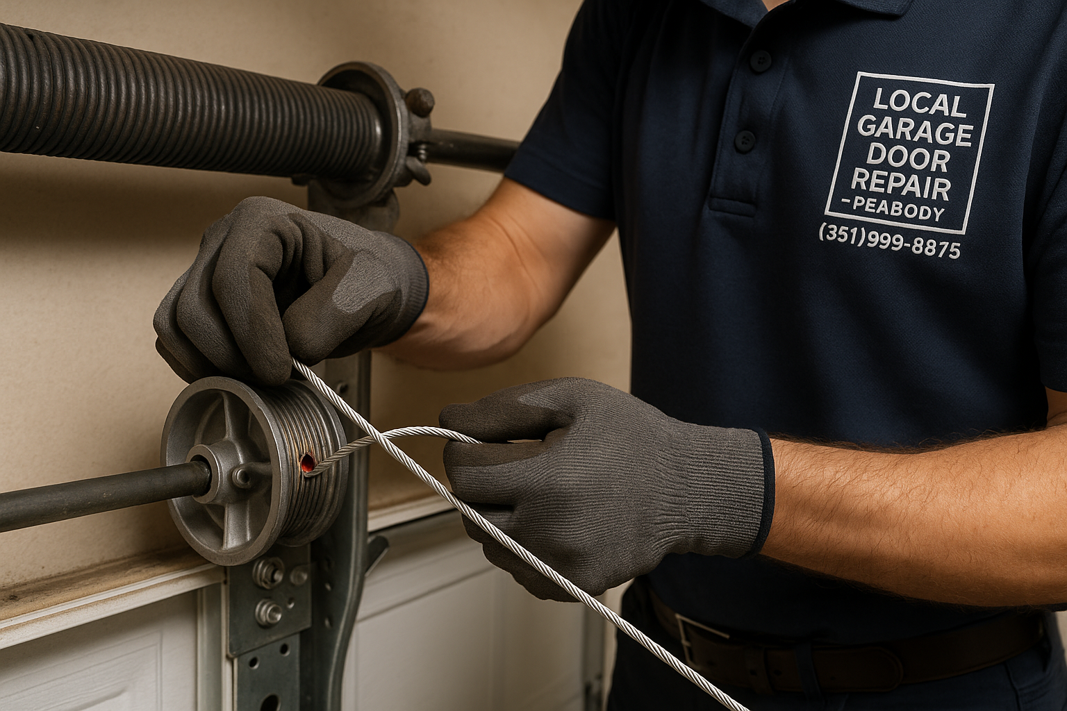 Garage Door Cable Repair in Wilson Square