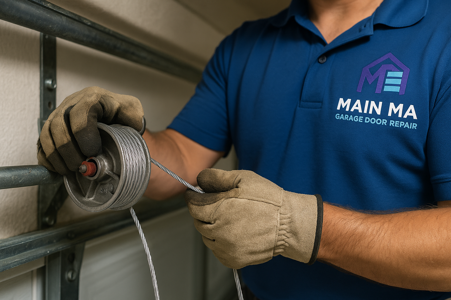 Garage Door Cable Repair in Arlington