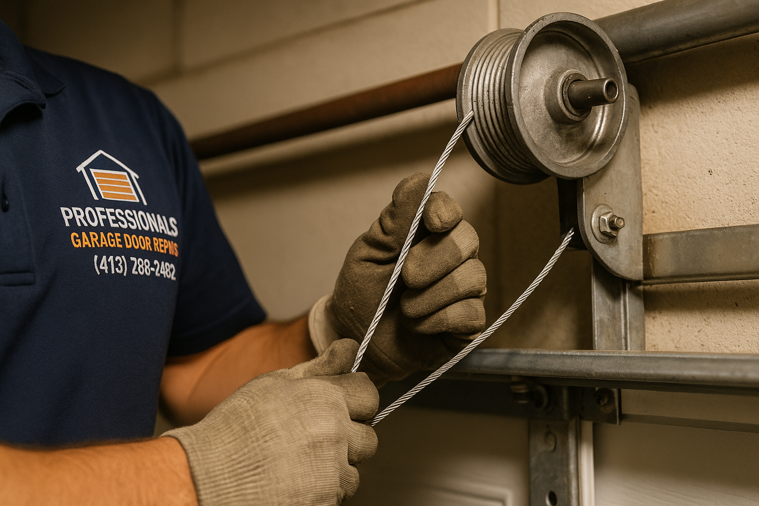 Garage Door Cable Repair in Revere