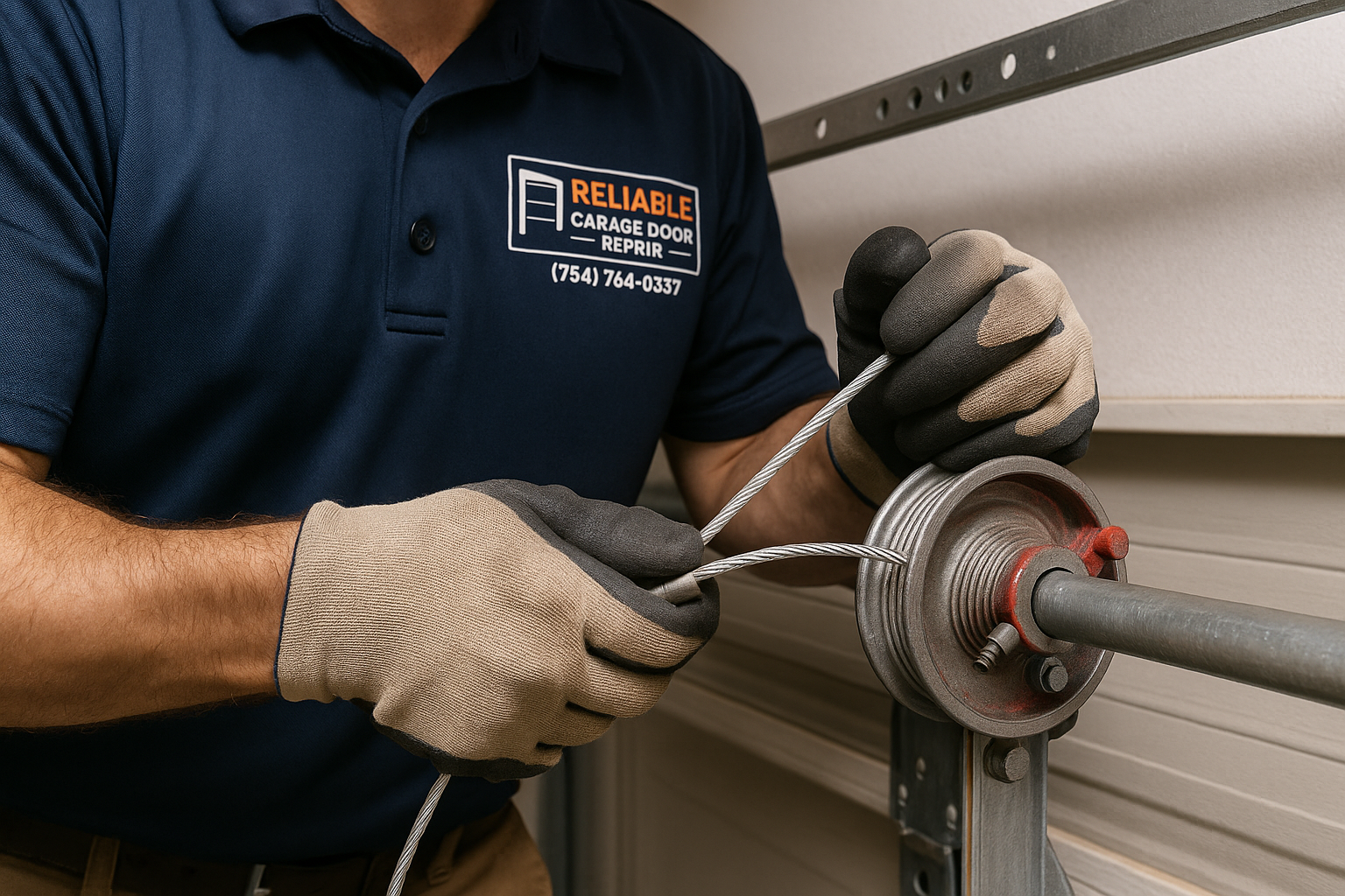 Garage Door Cable Repair in Chestnut Hill