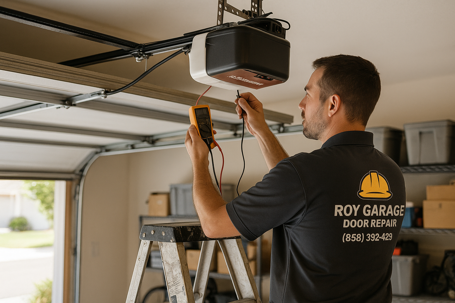 Garage Door Opener Repair in Newton Centre