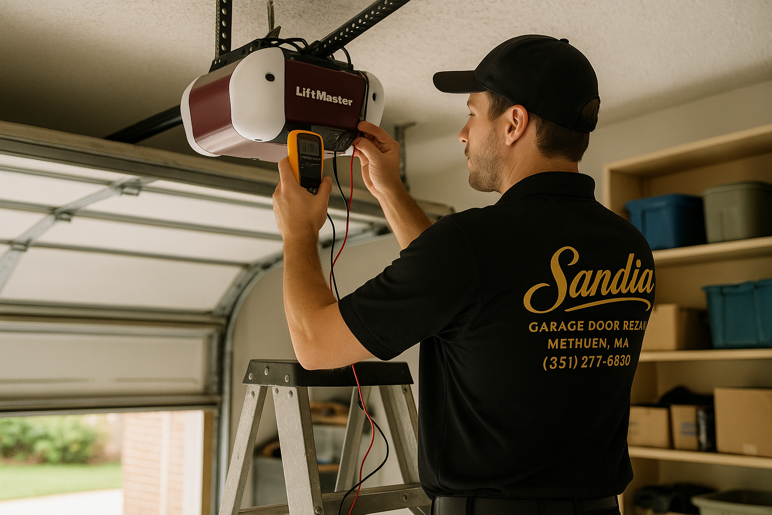 Garage Door Opener Repair in Weston