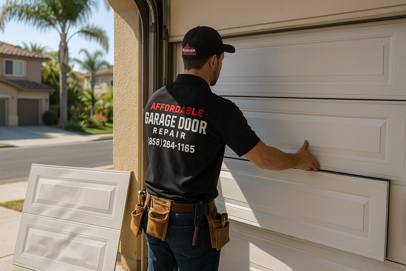 Garage Door Panel Replacement in Boston