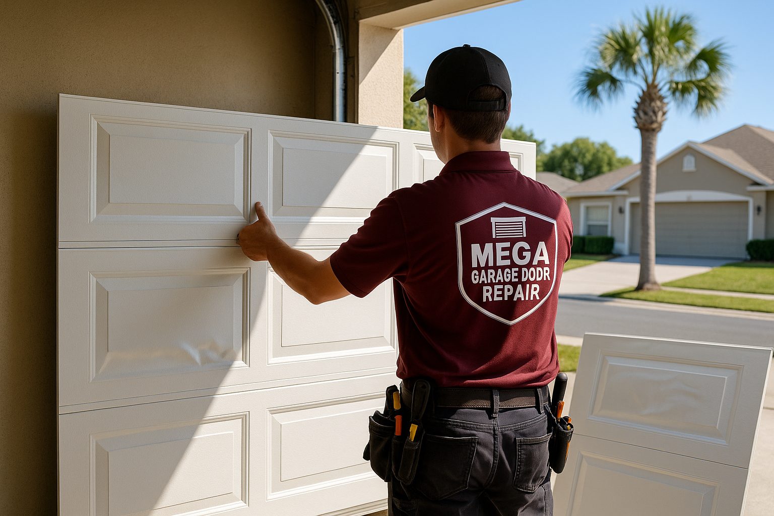 Garage Door Panel Replacement in Cambridge