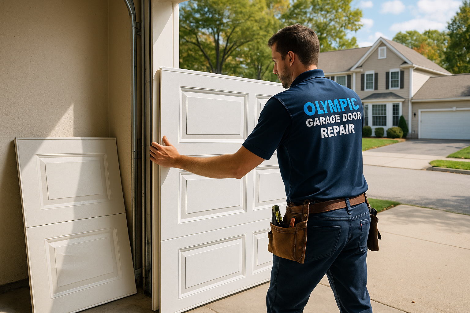 Garage Door Panel Replacement in Salem