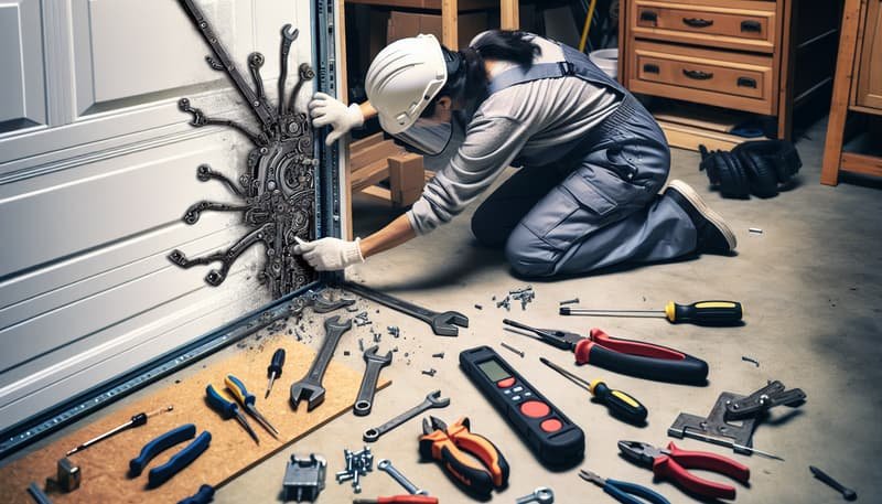 Garage Door Panel Replacement in Brookline