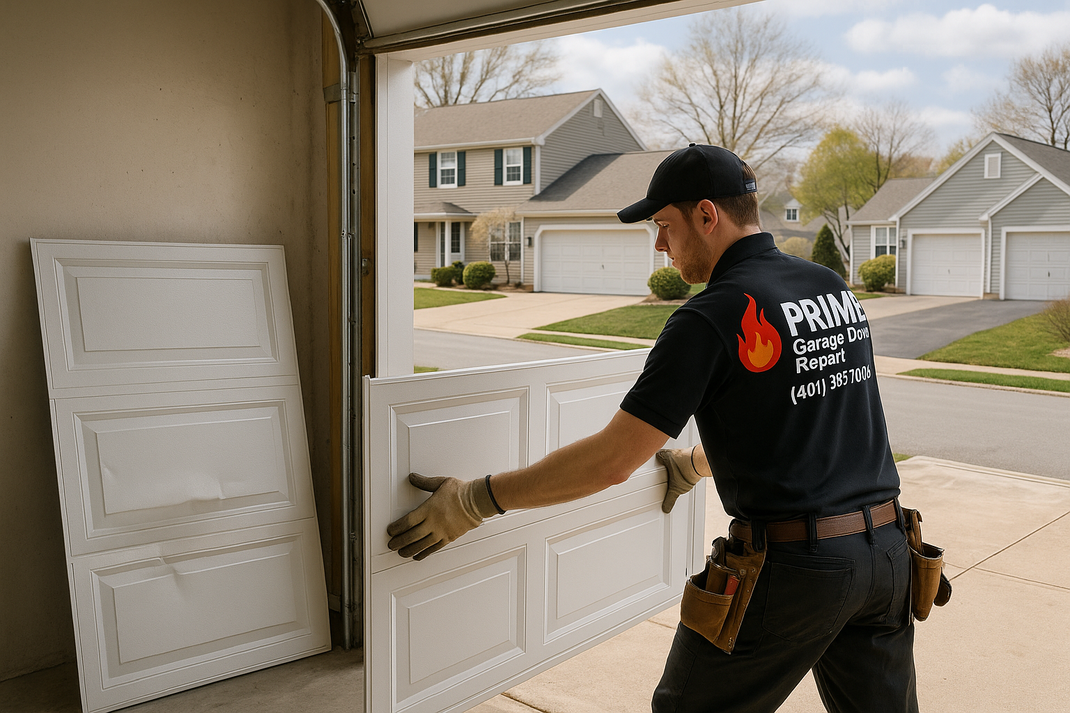 Garage Door Panel Replacement in Reading