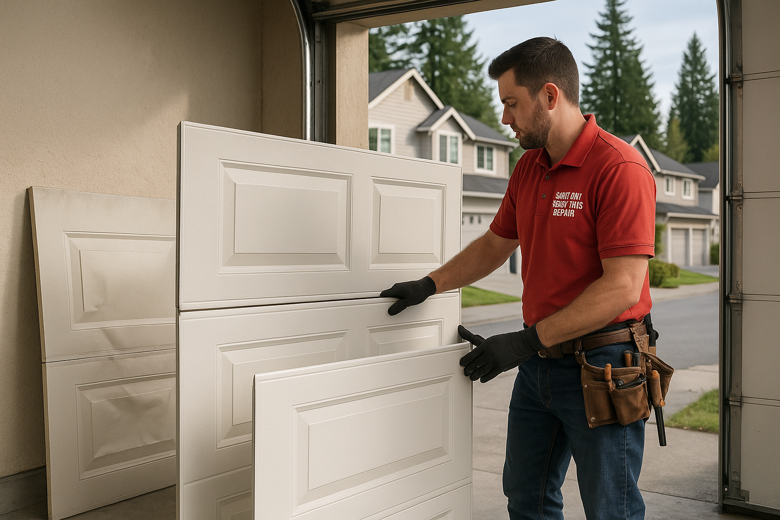 Garage Door Panel Replacement