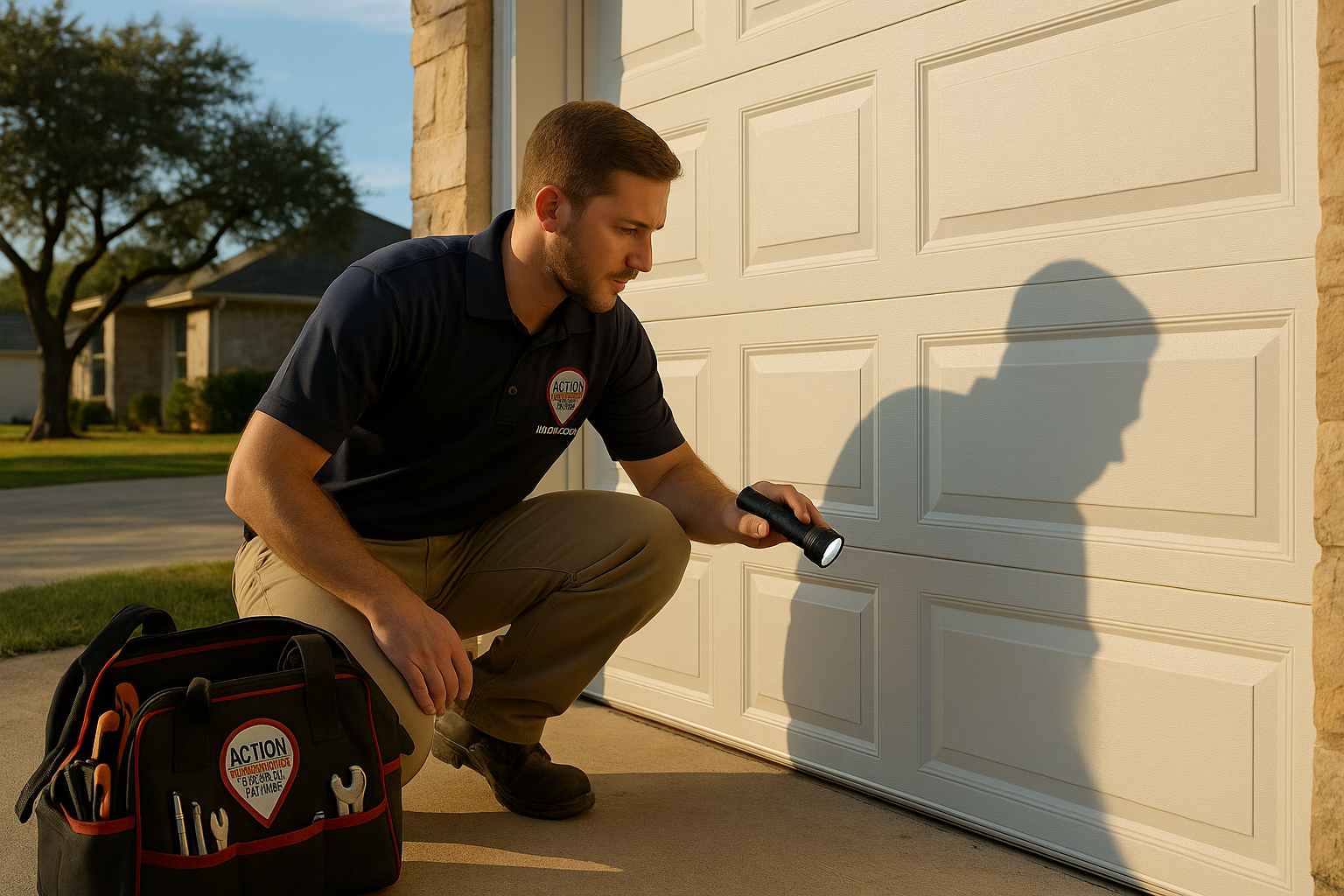 Garage door work in North Randolph