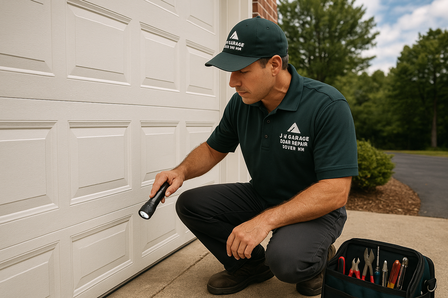 Garage door work in Malden