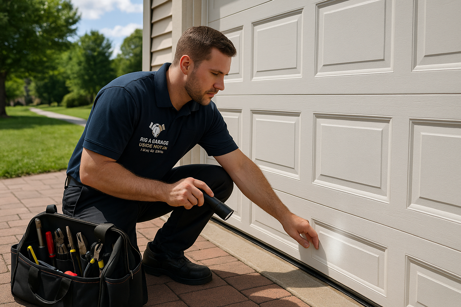 Garage door work in West Medford
