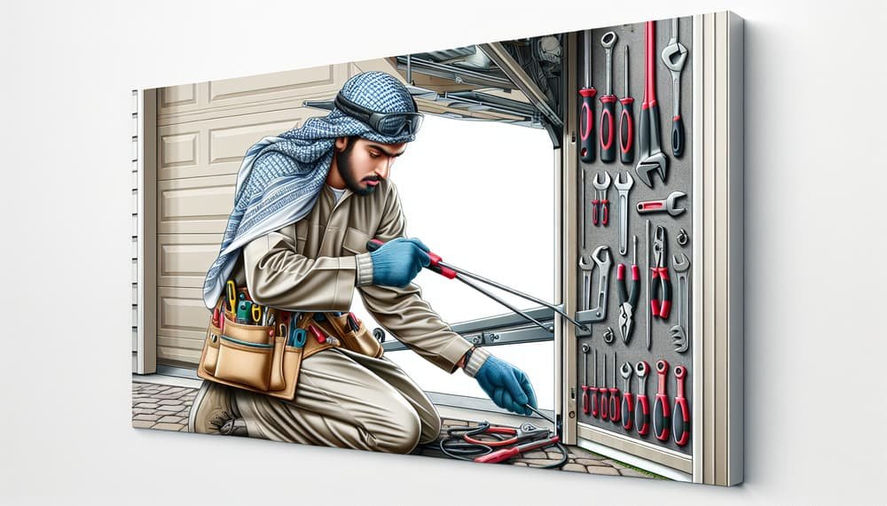 Garage door work in Belmont