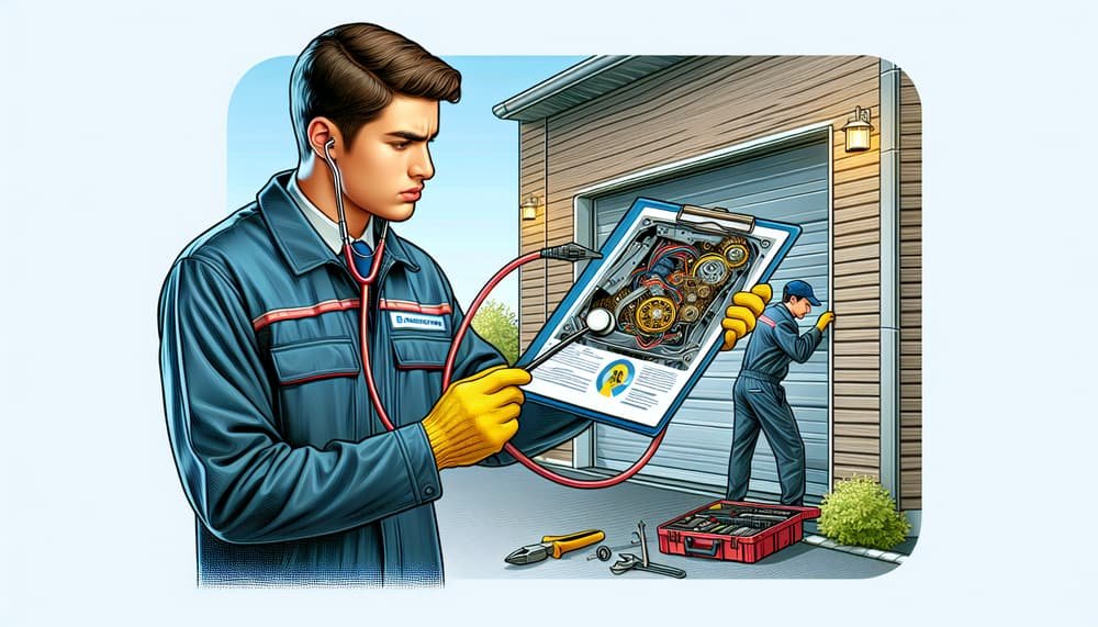 Garage door work in Charles River Square