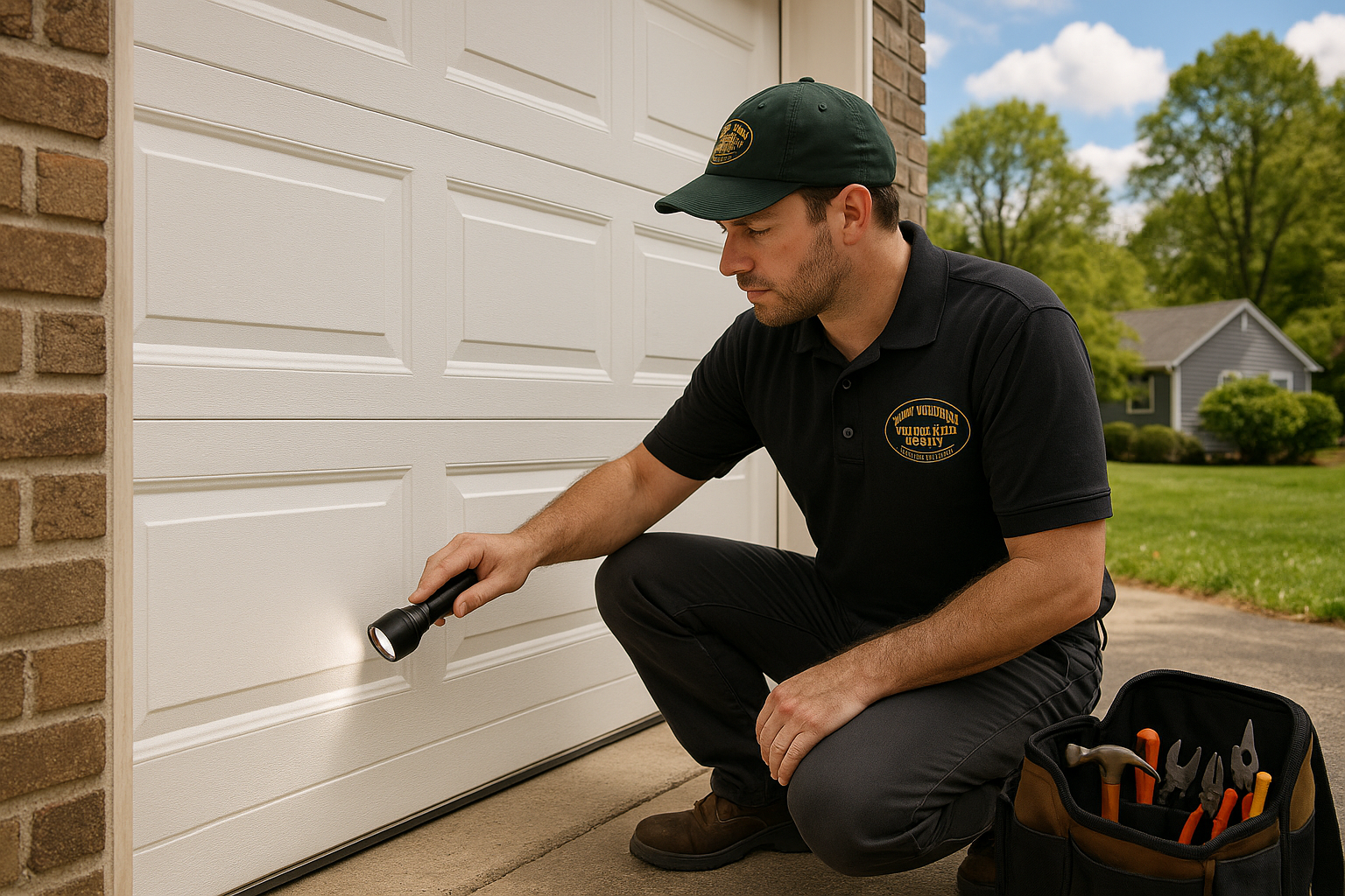 Garage door work in Needham