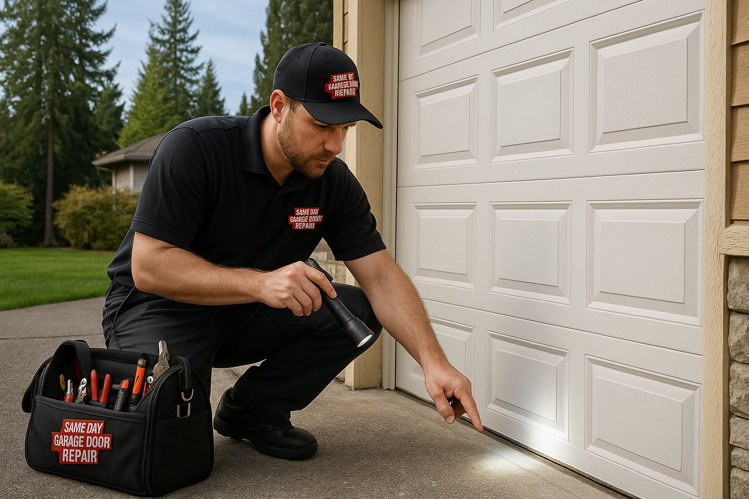 Garage door work in Wilmington