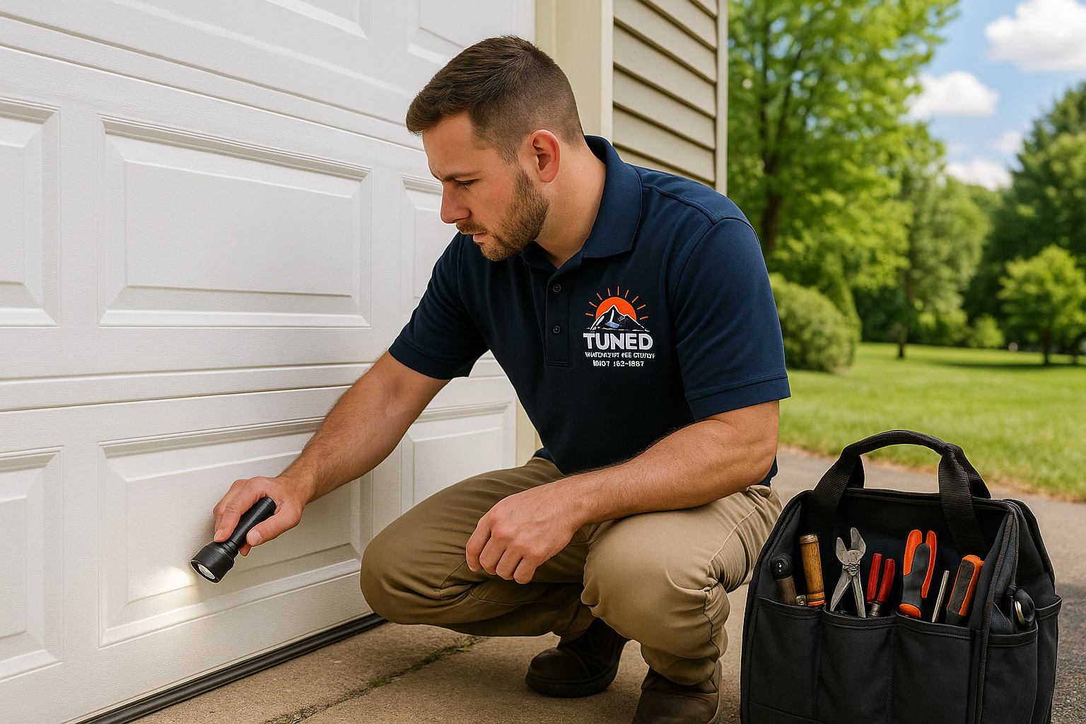 Garage door work in Canton