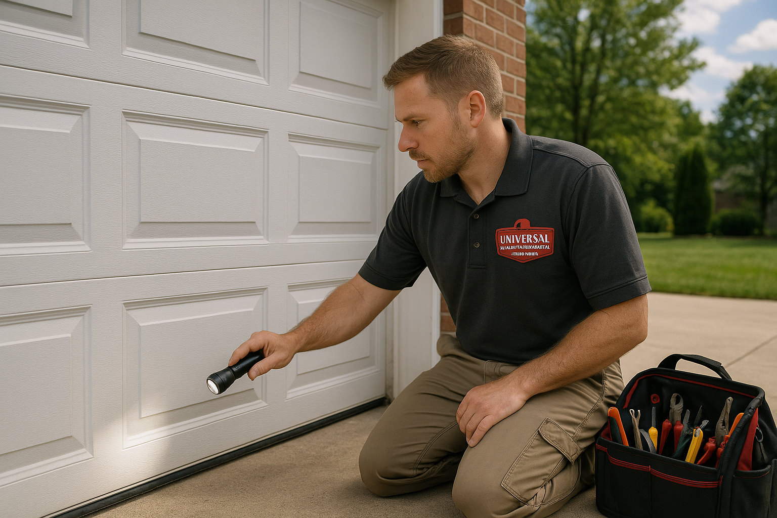 Garage door work in Quincy