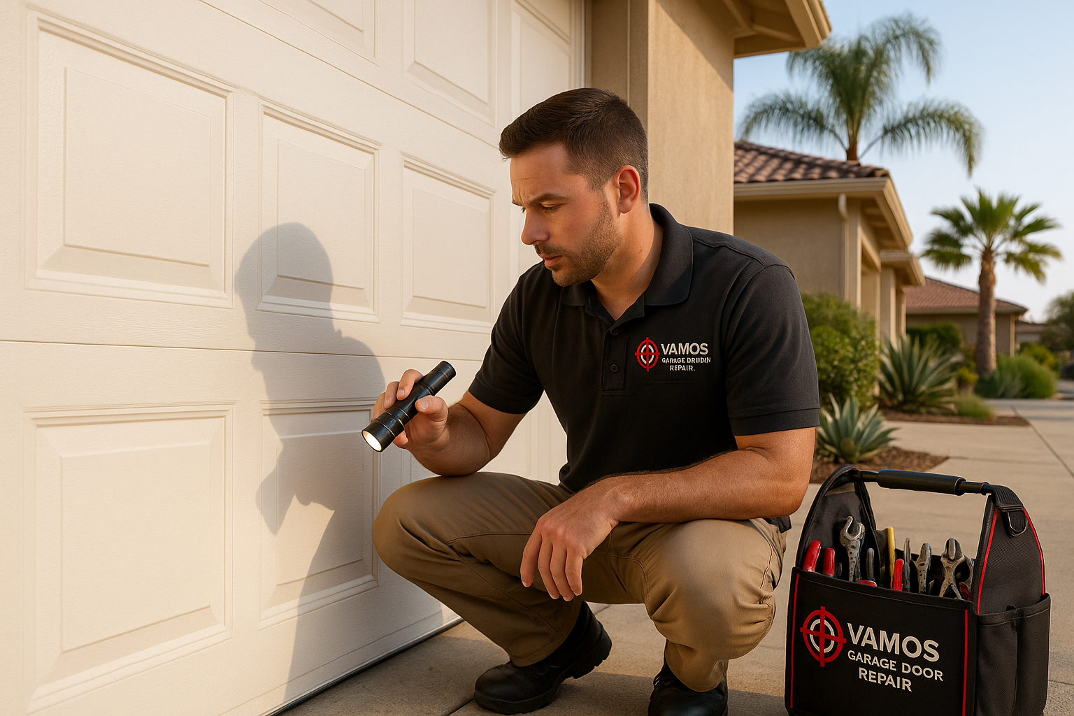 Garage door work in Newtonville