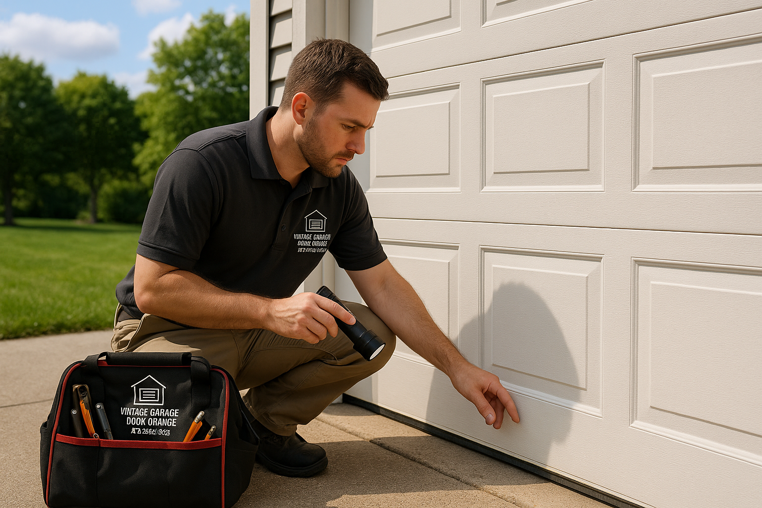 Garage door work in Boynton Yards