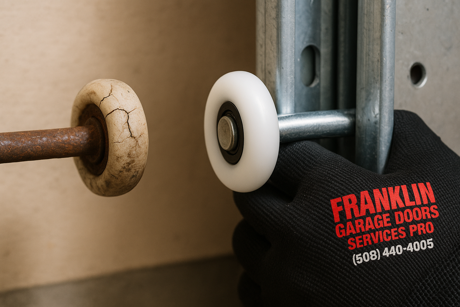 Garage Door Roller Replacement in Weymouth
