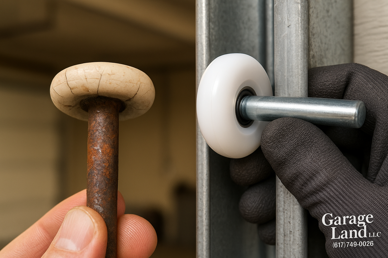 Garage Door Roller Replacement in Canton