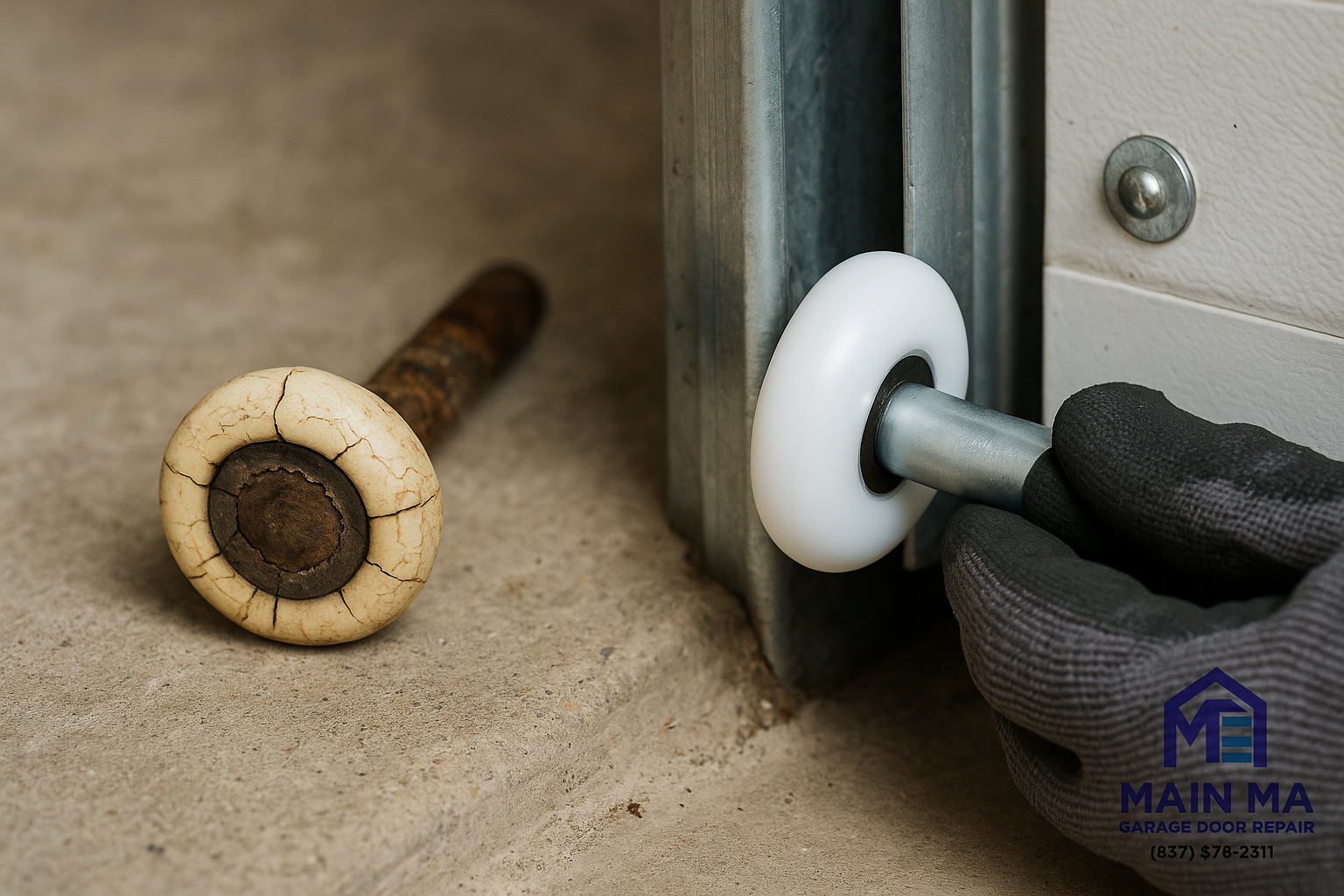 Garage Door Roller Replacement in Winchester