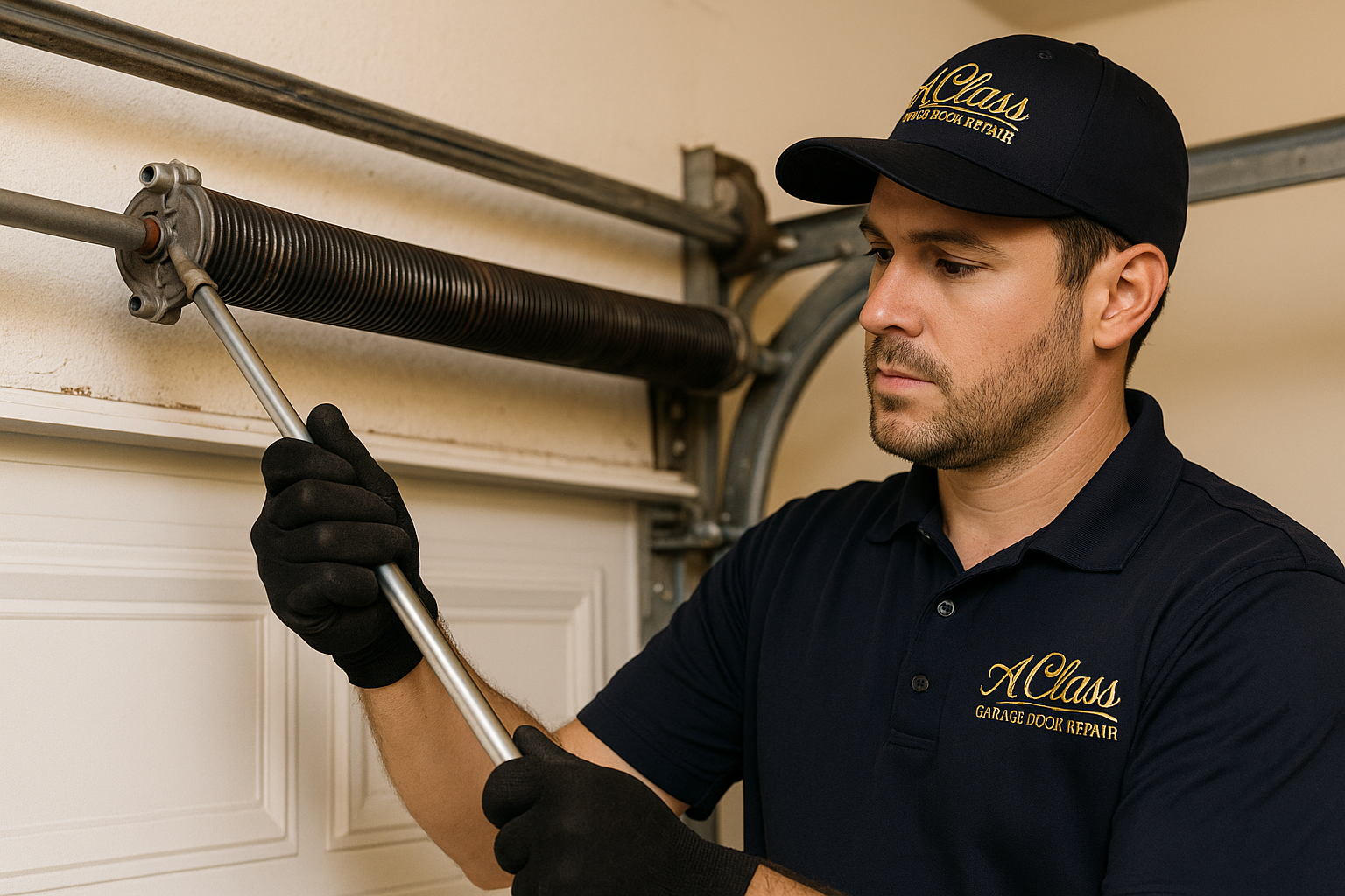 Garage Door Spring Repair in Charles River Square
