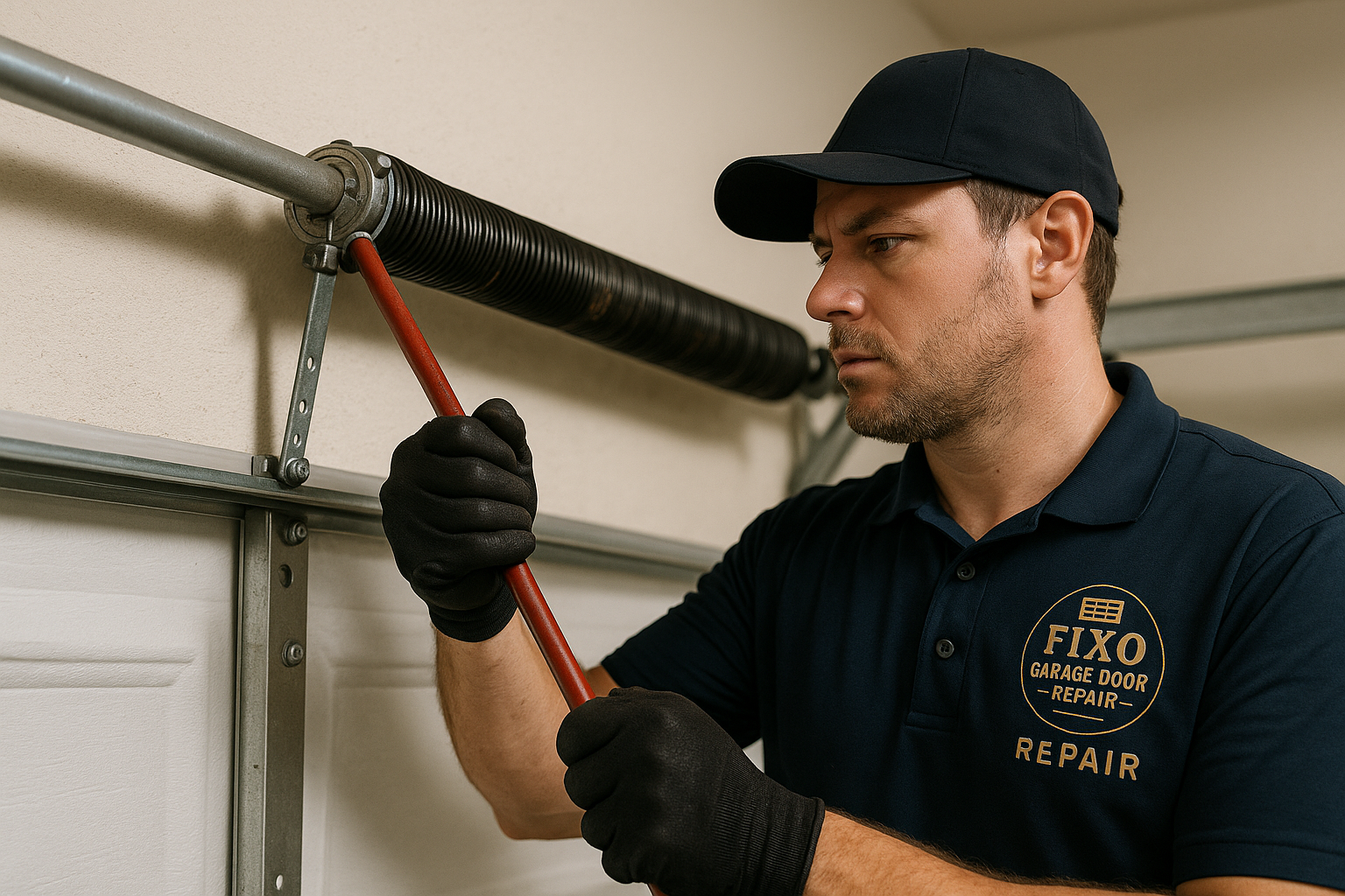 Garage Door Spring Repair in Dedham
