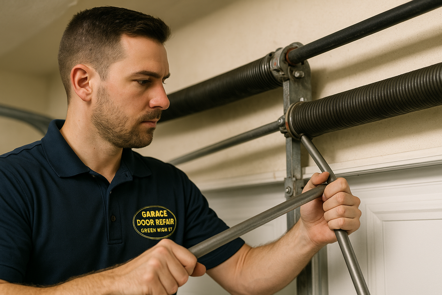 Garage Door Spring Repair in Newton
