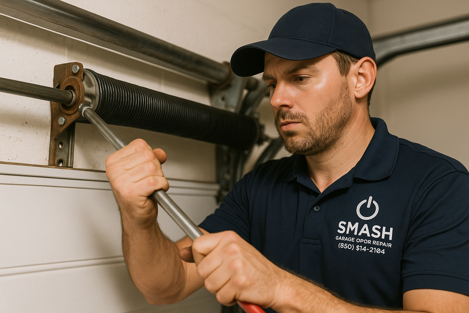 Garage Door Spring Repair in Newtonville