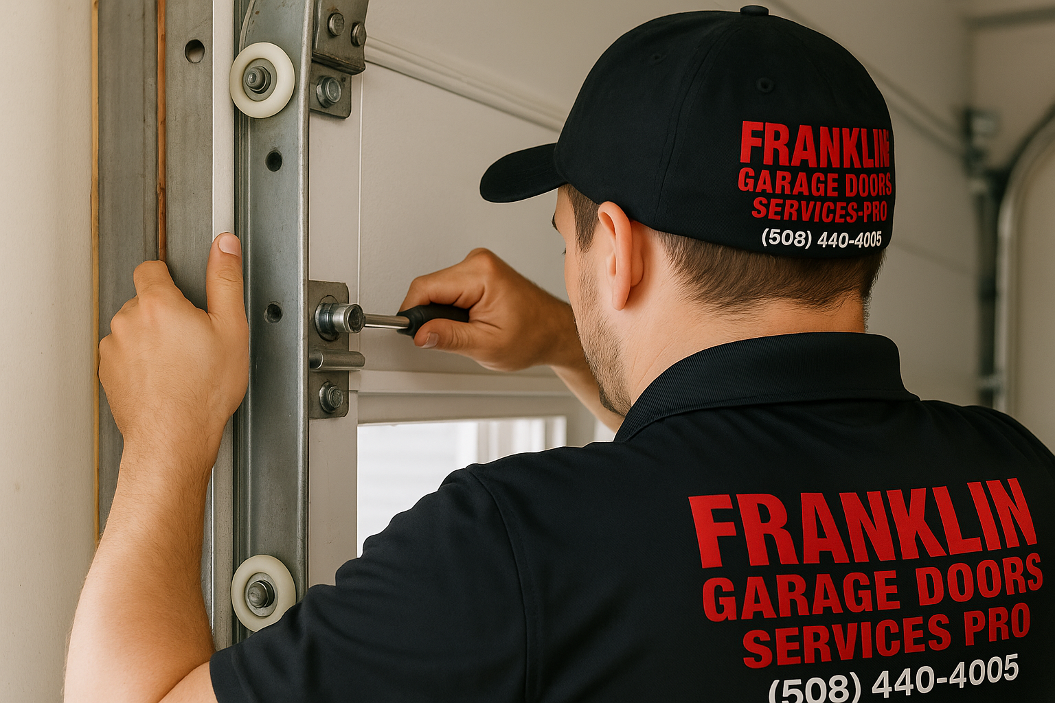 Garage Door Track Repair in Wakefield