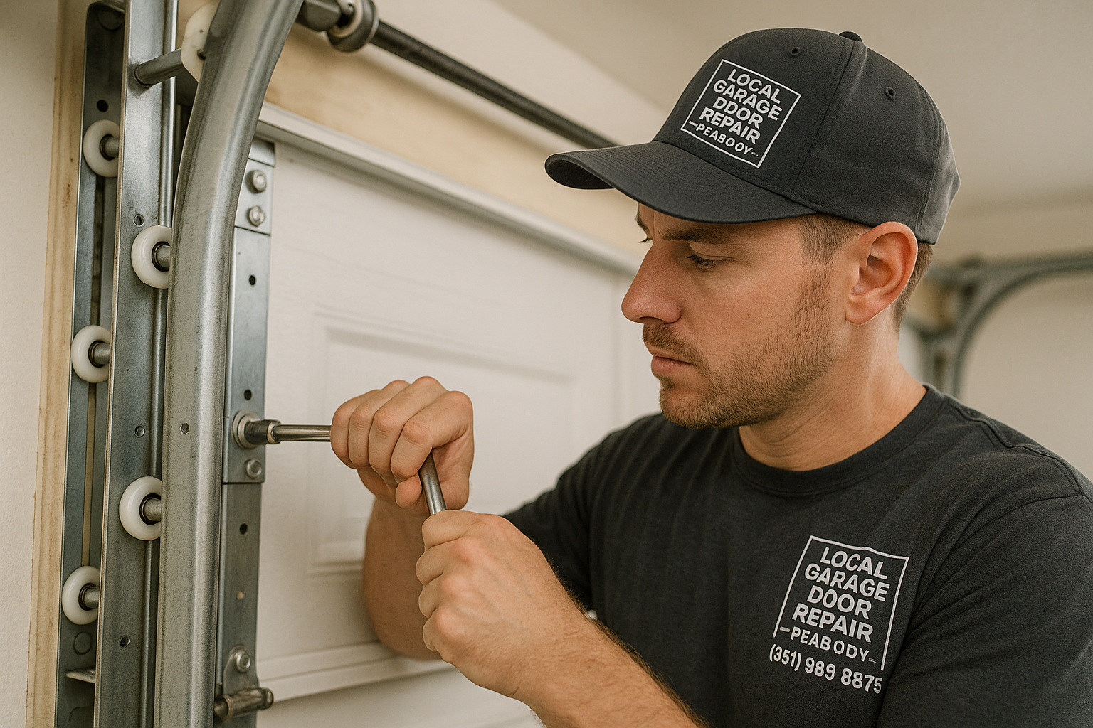 Garage Door Track Repair