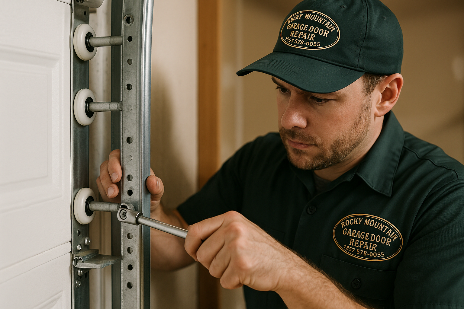 Garage Door Track Repair in Boston
