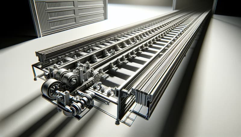 Garage Door Track Repair in North Randolph