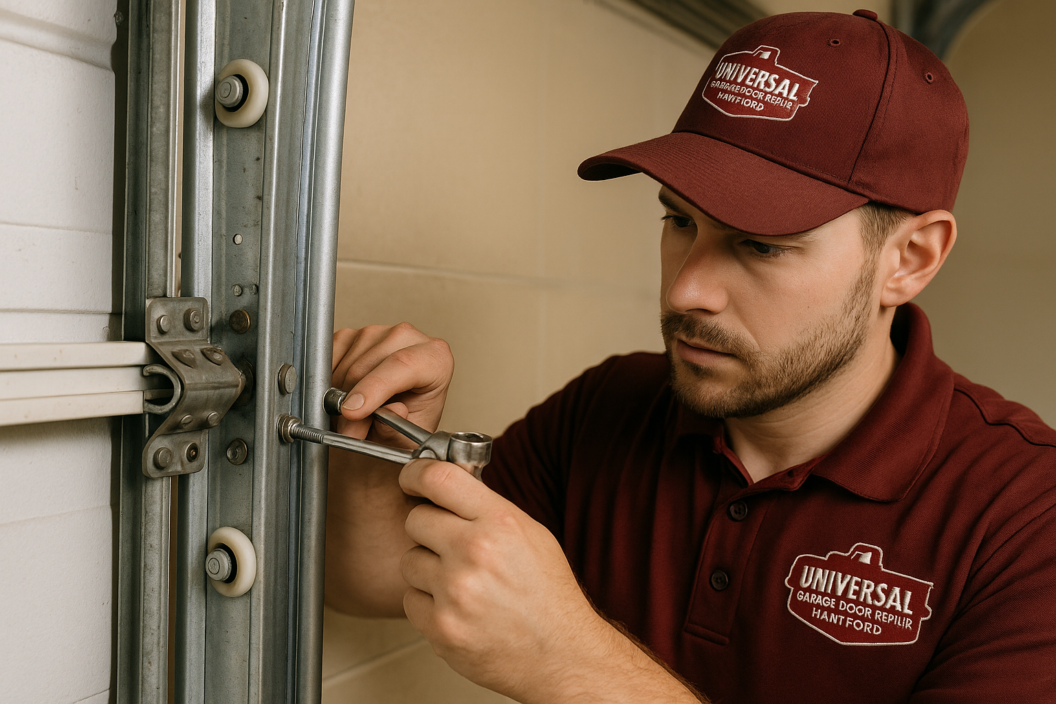 Garage Door Track Repair
